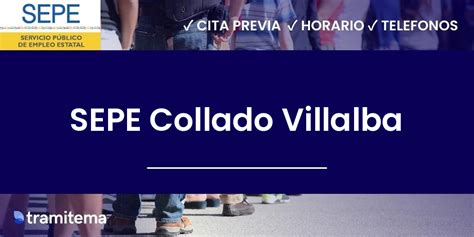 cita para sepe collado villalba|Inem en Madrid